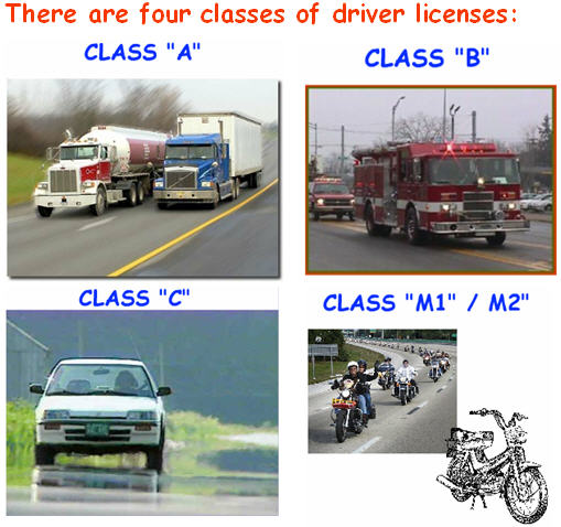 class a driver license california